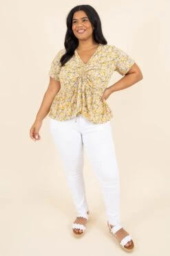Marigold Top, Yellow -Chic Soul Store MarigoldTop Yellow 5