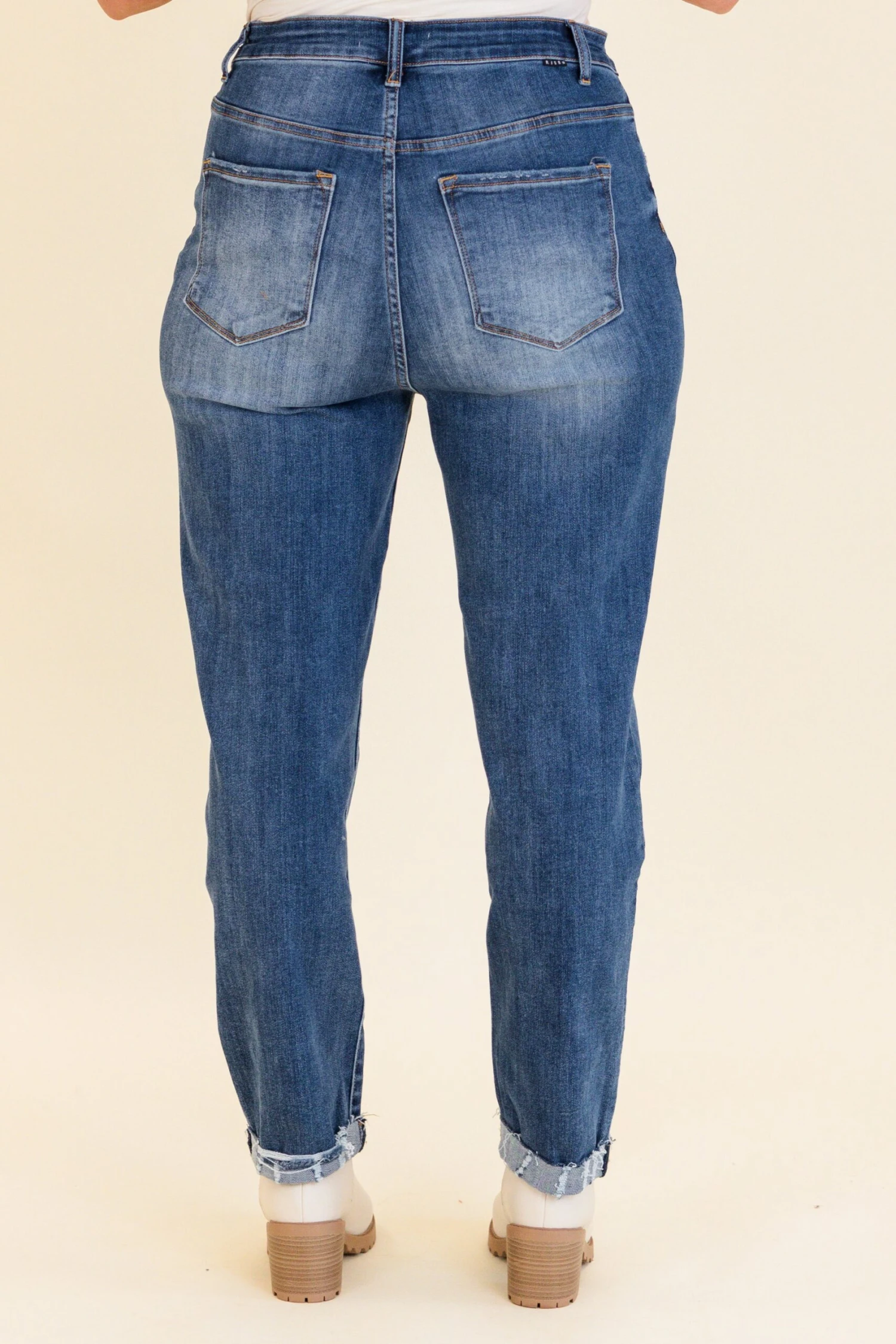 Matching Flames Jeans, Medium Wash 8 Matching Flames Jeans, Medium Wash - Image 6