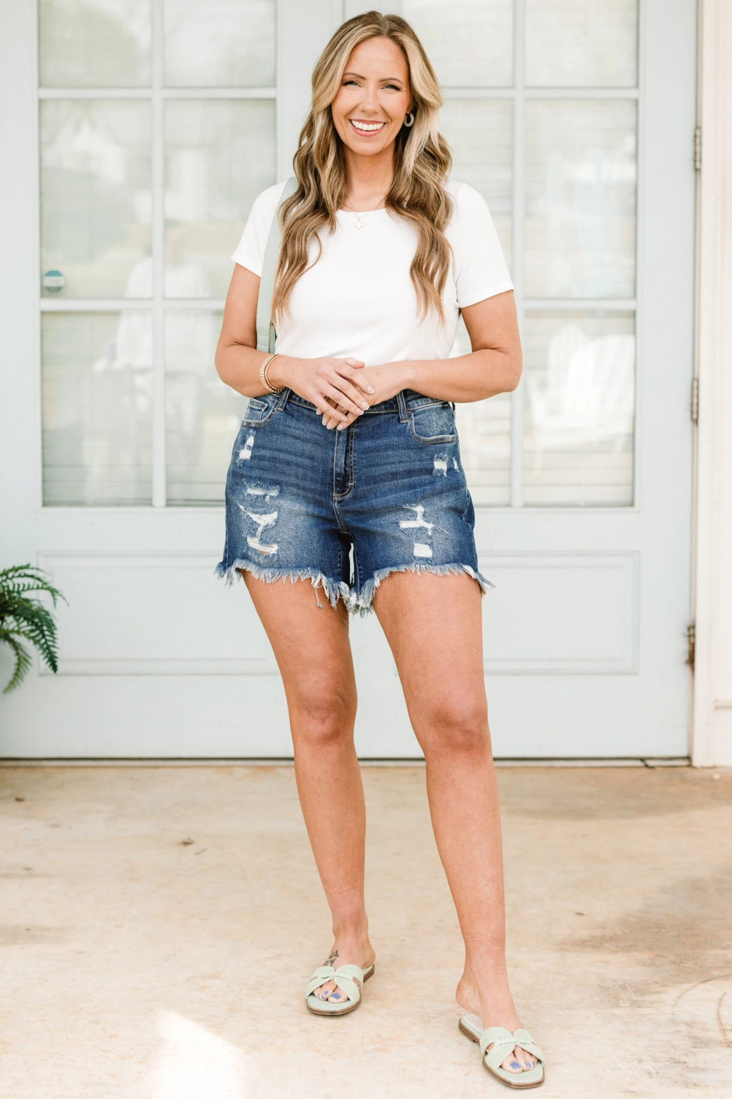 Meant For More Shorts, Dark Wash 4 Meant For More Shorts, Dark Wash - Image 2