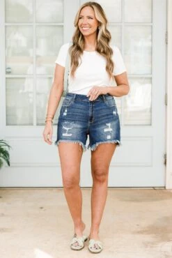 Meant For More Shorts, Dark Wash 12 Meant For More Shorts, Dark Wash -Chic Soul Store MeantForMoreShorts.MediumWash 7