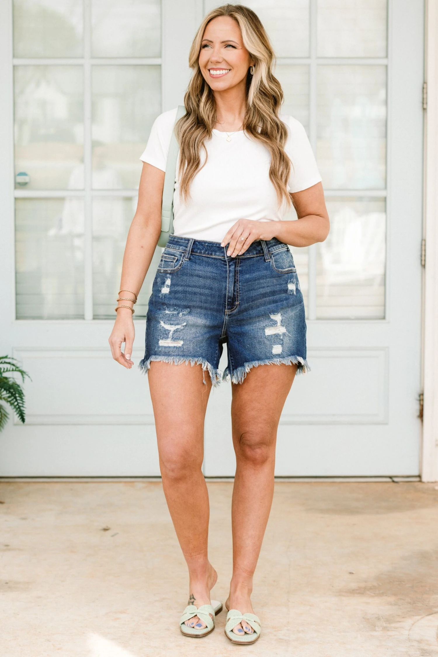 Meant For More Shorts, Dark Wash 6 Meant For More Shorts, Dark Wash - Image 4