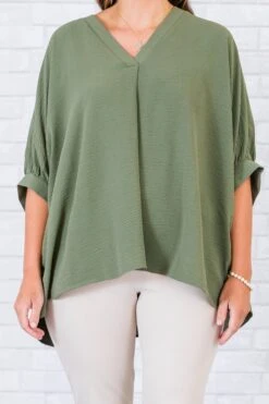 Meet Me After Midnight Top, Light Olive -Chic Soul Store MeetMeAfterMidnightTop LightOlive 2