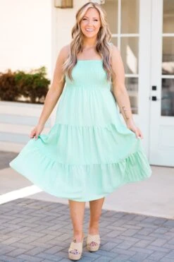 Meet Me By The Azaleas Dress, Light Mint 10 Meet Me By The Azaleas Dress, Light Mint -Chic Soul Store MeetMeByTheAzaleasDress LightMint 15