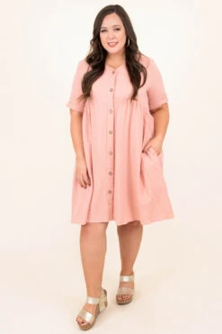 Meet Me Here Dress, Rose -Chic Soul Store MeetMeHereDress Rose 5478