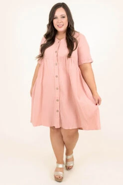 Meet Me Here Dress, Rose -Chic Soul Store MeetMeHereDress Rose 5483