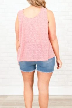 Meet Me In The Spring Tank, Pink -Chic Soul Store MeetMeInTheSpringTank Pink 1
