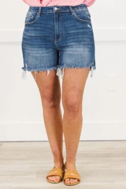 Meet You There Shorts, Medium Wash 11 Meet You There Shorts, Medium Wash -Chic Soul Store MeetYouThereShorts MediumWash 4