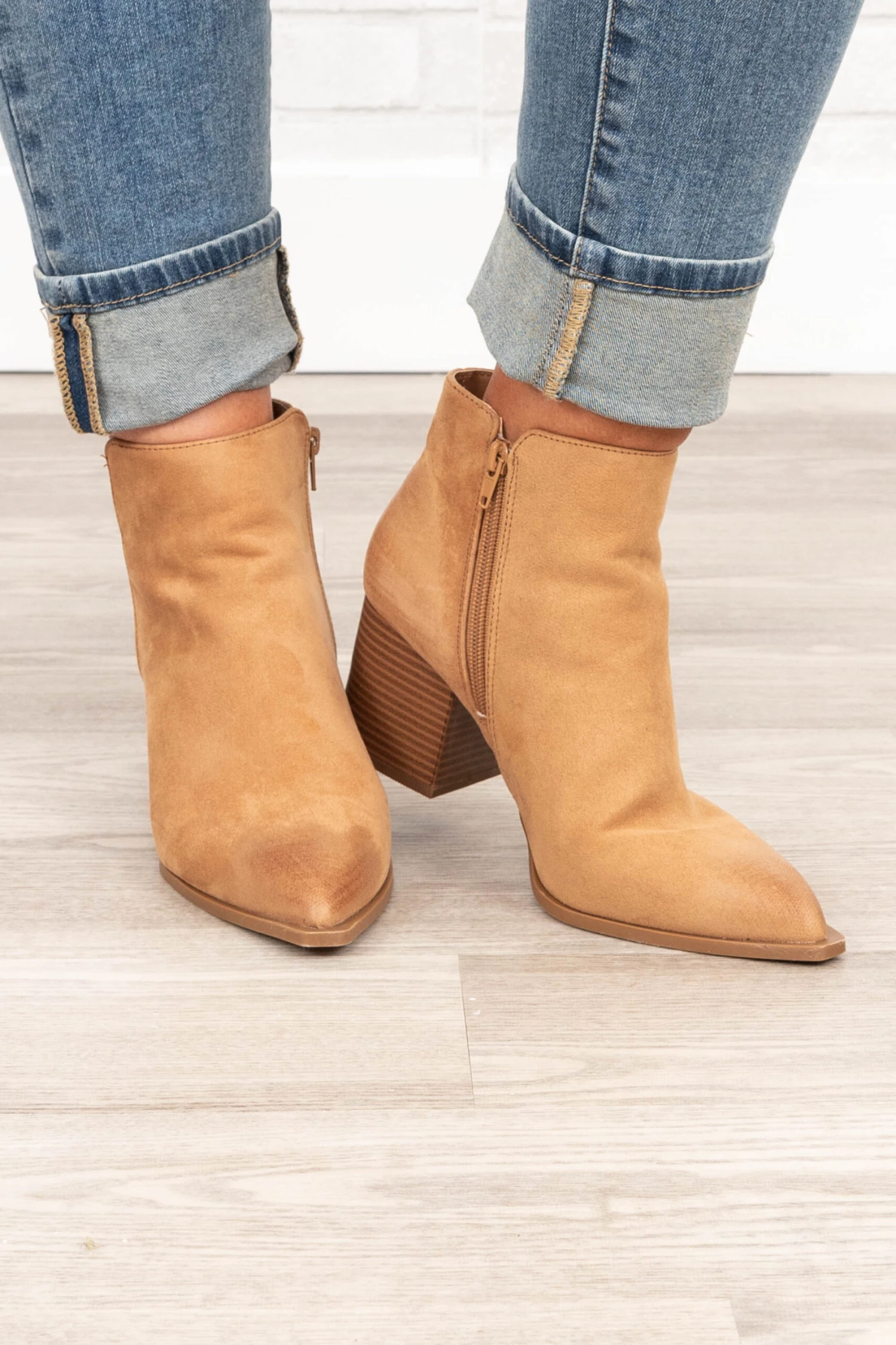 Memorable Moments Booties, Brown 4 Memorable Moments Booties, Brown - Image 2