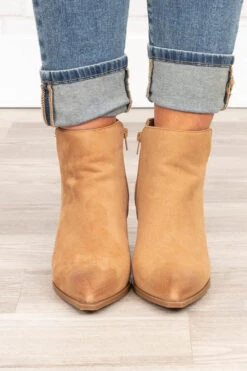 Memorable Moments Booties, Brown 11 Memorable Moments Booties, Brown -Chic Soul Store MemorableMomentsBooties Brown 8538