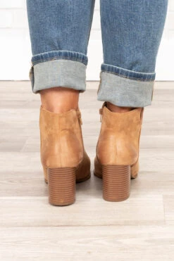 Memorable Moments Booties, Brown 12 Memorable Moments Booties, Brown -Chic Soul Store MemorableMomentsBooties Brown 8540