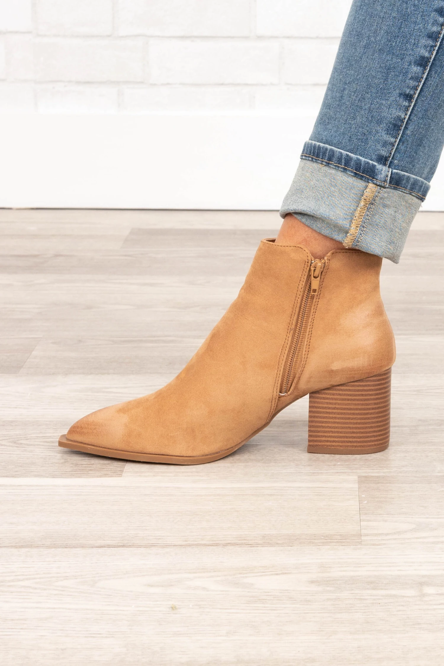 Memorable Moments Booties, Brown 5 Memorable Moments Booties, Brown - Image 3