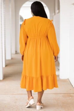 Memorize Today Dress, Yellow -Chic Soul Store MemorizeTodayDress Yellow 2