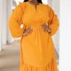 Memorize Today Dress, Yellow -Chic Soul Store MemorizeTodayDress Yellow 4