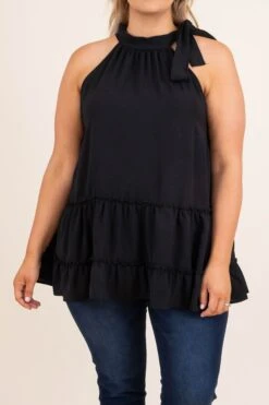 Memphis Soul Top, Black -Chic Soul Store MemphisSoulTop Black 9894