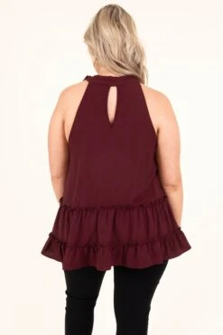 Memphis Soul Top, Wine 12 Memphis Soul Top, Wine -Chic Soul Store MemphisSoulTop Wine 9425