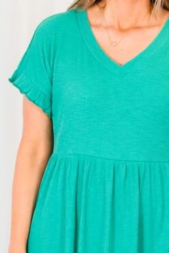 Mend Your Heart Dress, Green -Chic Soul Store MendYourHeartDress Green 4
