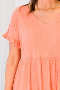 Mend Your Heart Dress, Orange -Chic Soul Store MendYourHeartDress Orange 3
