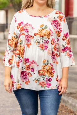 Mesmerized Beauty Top, Ivory -Chic Soul Store MesmerizedBeautyTop Ivory 9896