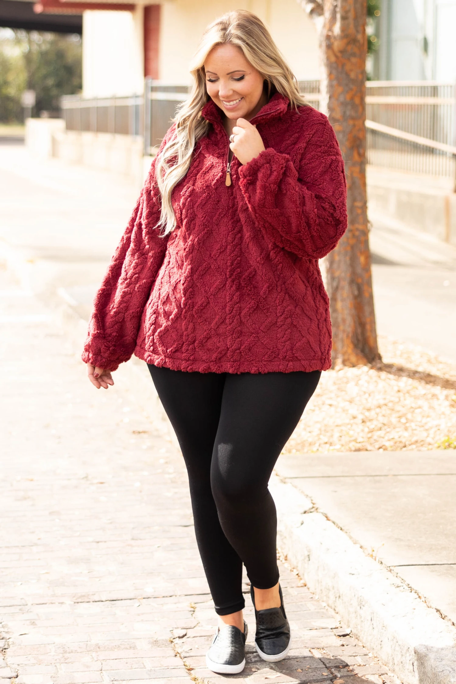 Mess Is Mine Pullover, Red 5 Mess Is Mine Pullover, Red - Image 3