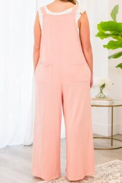 Might Tell A Joke Jumpsuit, Blush -Chic Soul Store MightTellAJokeJumpsuit Blush 2