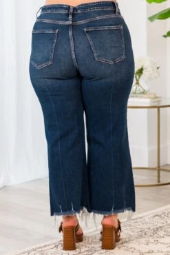 Miss Punctuality Jeans, Dark Wash -Chic Soul Store MissPunctualityJeans DarkWash