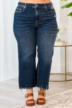 Miss Punctuality Jeans, Dark Wash -Chic Soul Store MissPunctualityJeans DarkWash 3