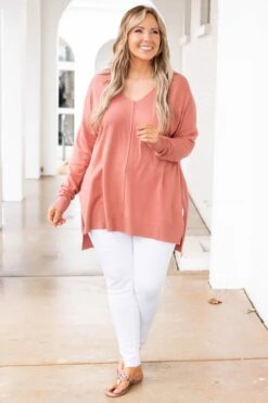 Miss Who I Was Sweater, Ash Rose -Chic Soul Store MissWhoIWasSweater AshRose 0097