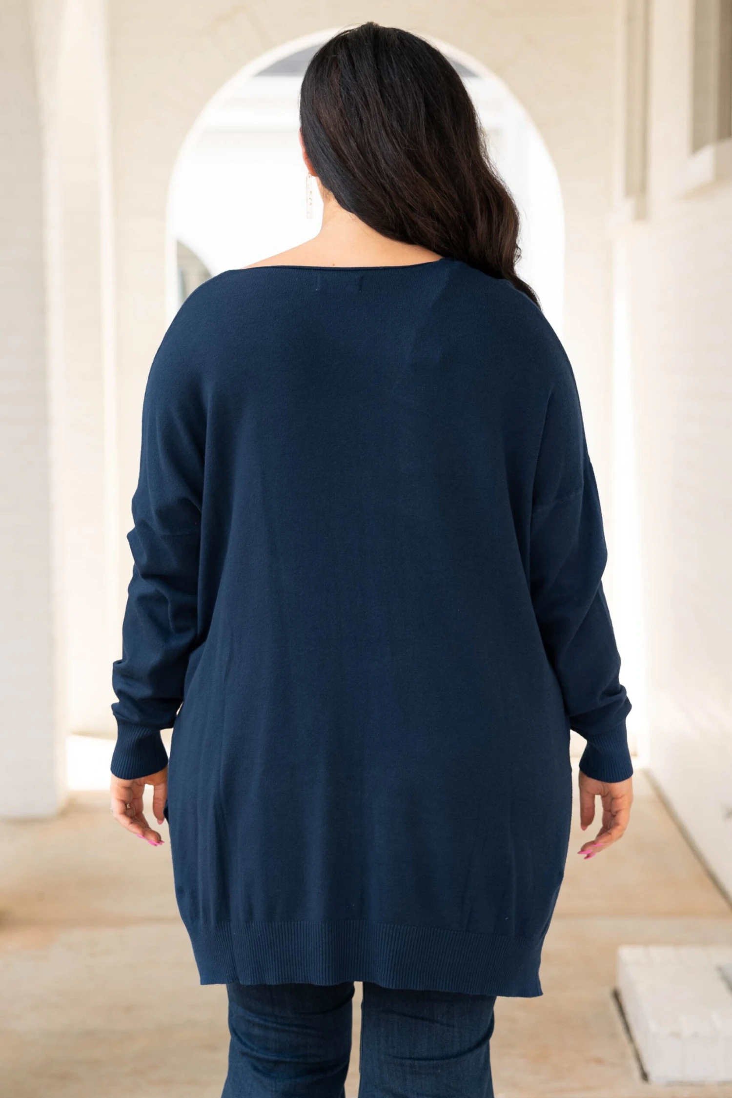 Miss Who I Was Sweater, Light Navy 7 Miss Who I Was Sweater, Light Navy - Image 5