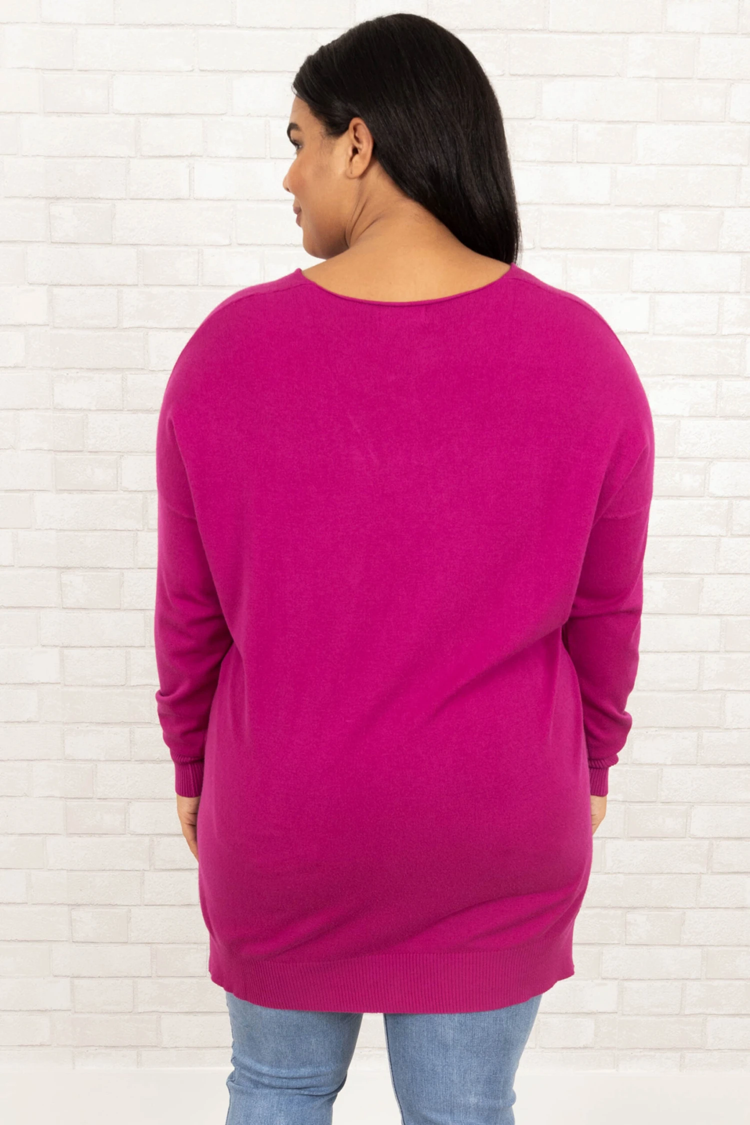 Miss Who I Was Sweater, Magenta 7 Miss Who I Was Sweater, Magenta - Image 5