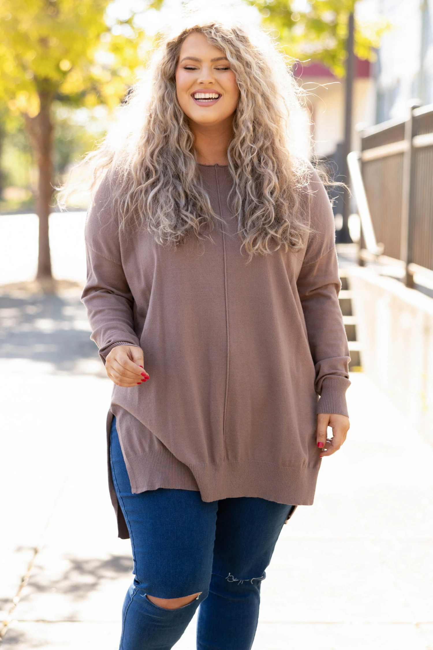 Miss Who You Were Sweater, Mocha 3 Miss Who You Were Sweater, Mocha