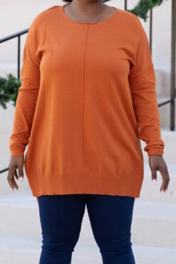 Miss Who You Were Sweater, Rust 10 Miss Who You Were Sweater, Rust -Chic Soul Store MissWhoYouWereSweater Rust 7