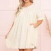 Model Look Dress, Light Cream 2 Model Look Dress, Light Cream -Chic Soul Store ModelLookDress LightCream 8596