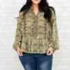 Morning Grace Top, Olive 2 Morning Grace Top, Olive -Chic Soul Store MorningGraceTop Olive 9216
