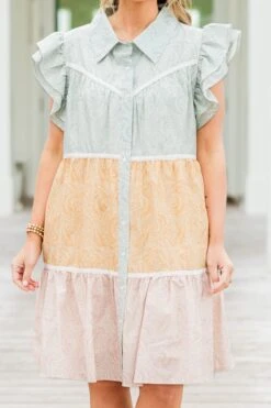 Morning Light Dress, Sky 13 Morning Light Dress, Sky -Chic Soul Store MorningLightDress Sky 3