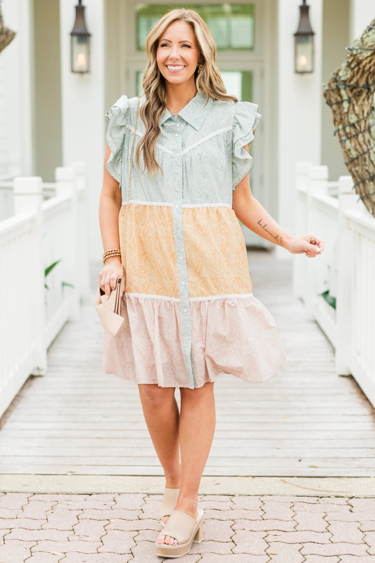 Morning Light Dress, Sky 4 Morning Light Dress, Sky - Image 2