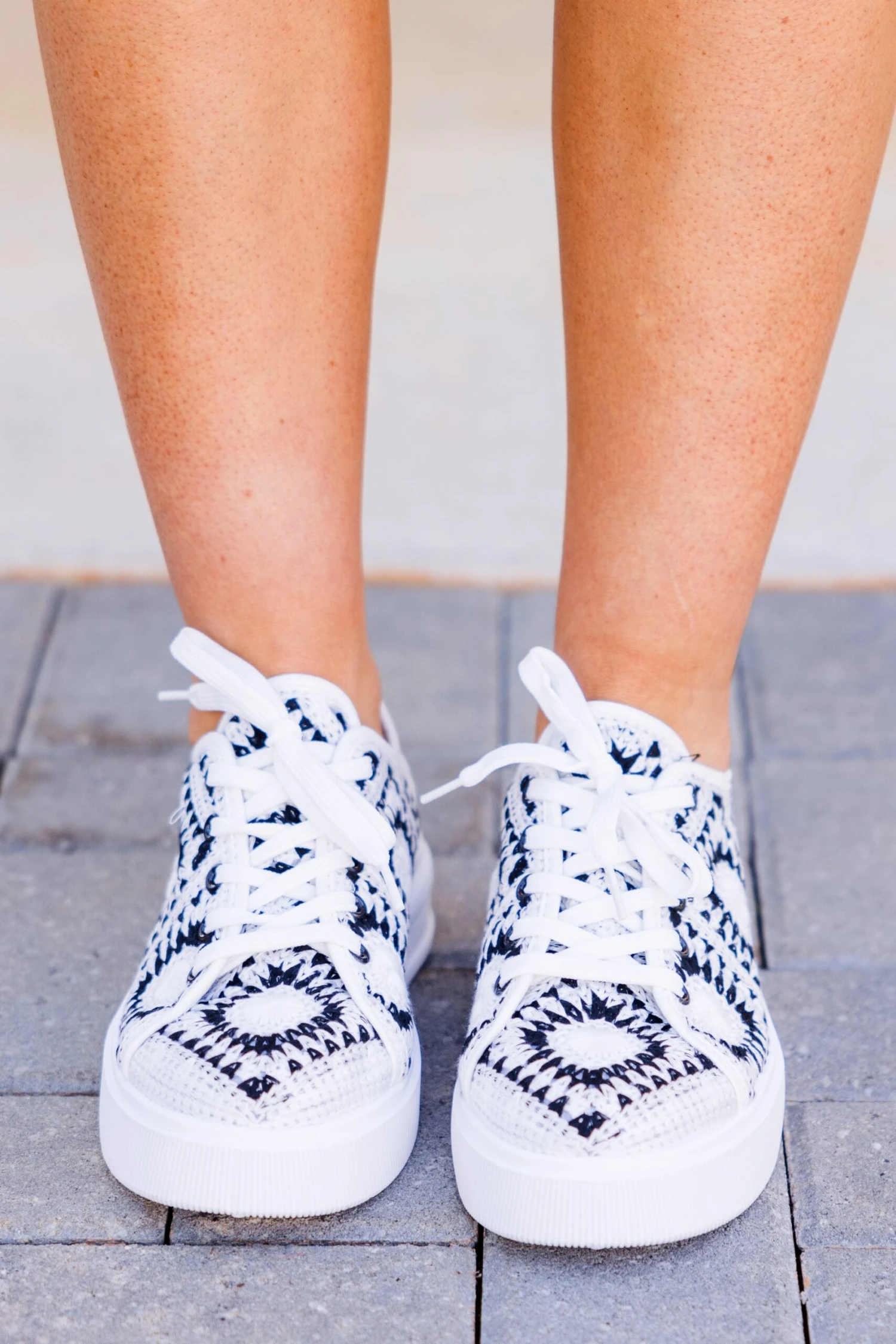 Morning Light Platform Sneaker, Black-White 7 Morning Light Platform Sneaker, Black-White - Image 5