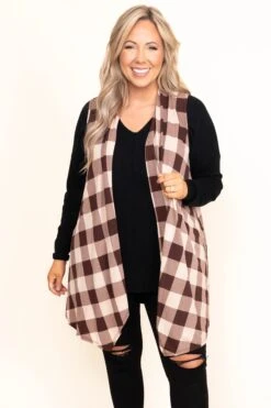 Most Of The Time Vest, Mocha