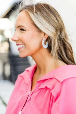 Move With Passion Earrings, Aqua -Chic Soul Store MoveWithPassionEarrings Aqua 3