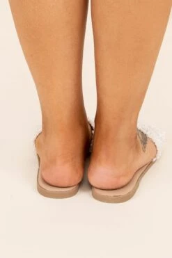 Movin' And Groovin' Sandals, White -Chic Soul Store Movin AndGroovin Sandals White 5