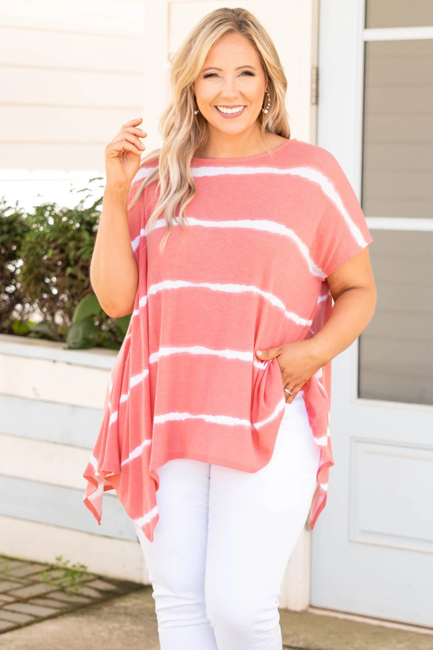 Movin' To The Beat Tunic, Coral 3 Movin' To The Beat Tunic, Coral