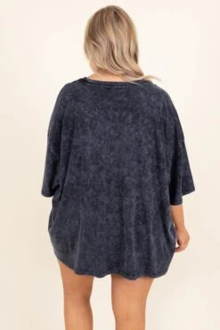 My Boyfriend Tee, Blue Grey -Chic Soul Store MyBoyfriendTee BlueGrey 9980