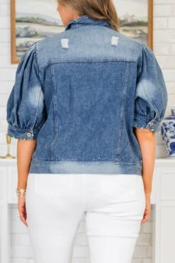 My Candy Rain Denim Jacket, Washed Denim 15 My Candy Rain Denim Jacket, Washed Denim -Chic Soul Store MyCandyRainDenimJacket WashedDenim 1