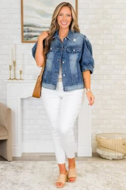 My Candy Rain Denim Jacket, Washed Denim 11 My Candy Rain Denim Jacket, Washed Denim -Chic Soul Store MyCandyRainDenimJacket WashedDenim 6