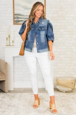 My Candy Rain Denim Jacket, Washed Denim 12 My Candy Rain Denim Jacket, Washed Denim -Chic Soul Store MyCandyRainDenimJacket WashedDenim 7