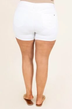 My Day Shine Shorts, White -Chic Soul Store MyDayShineShorts White 3