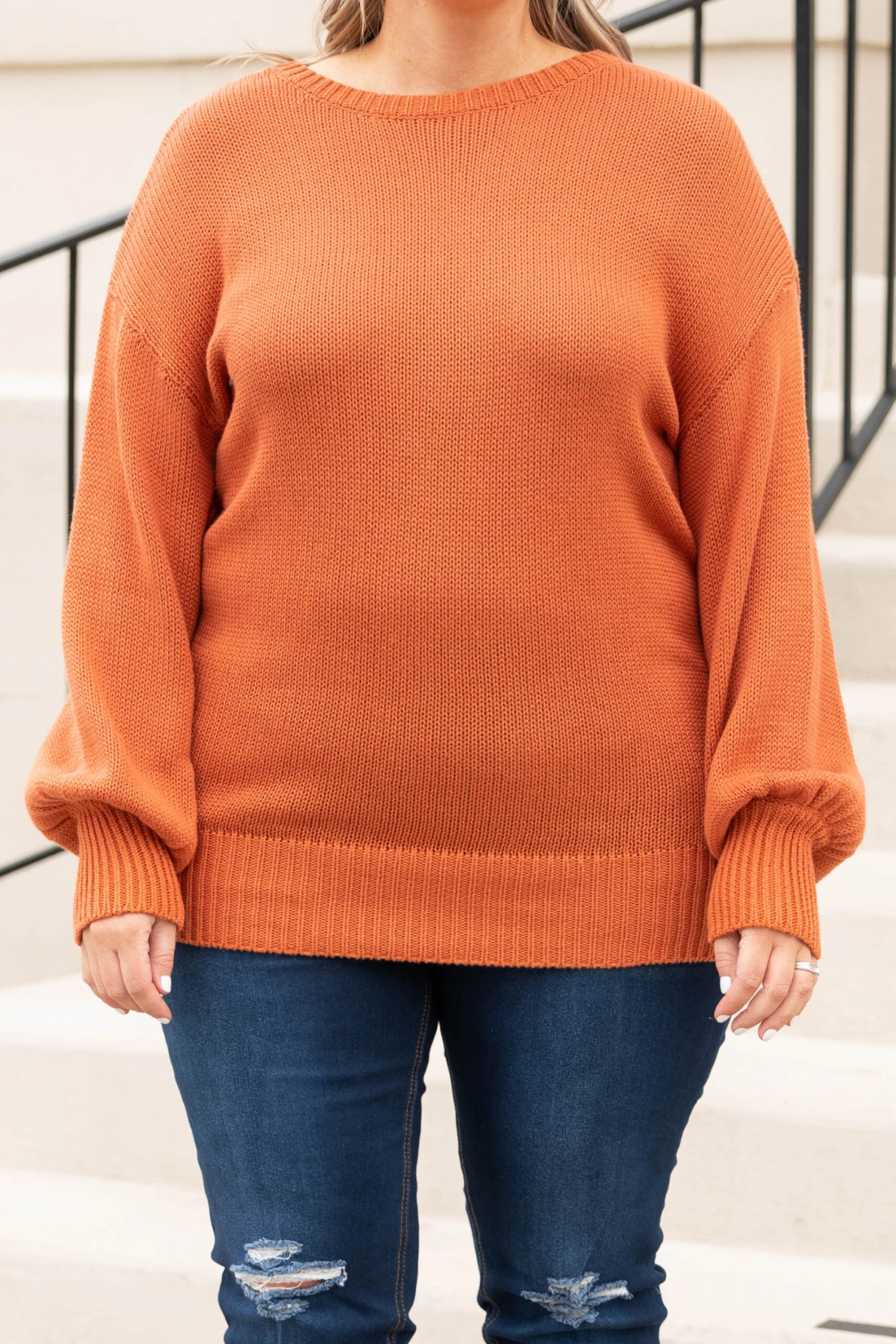 My Favorite Song Sweater, Rust 6 My Favorite Song Sweater, Rust - Image 4