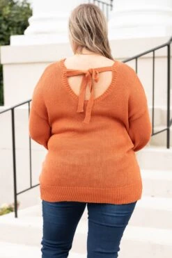 My Favorite Song Sweater, Rust 12 My Favorite Song Sweater, Rust -Chic Soul Store MyFavoriteSongSweater Rust 0102