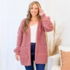 My Kinda Happy Cardigan, Mauve -Chic Soul Store MyKindaHappyCardigan Mauve