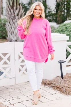 My Life In Pink Tunic, Bubble Gum -Chic Soul Store MyLifeInPinkTunic Bubblegum 4