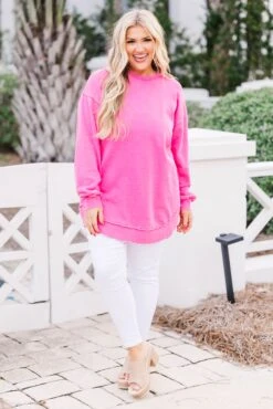 My Life In Pink Tunic, Bubble Gum -Chic Soul Store MyLifeInPinkTunic Bubblegum 5